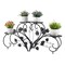 4Tier Iron Plant Pot Stand ,Planter Flower Holder Shelf Storage.